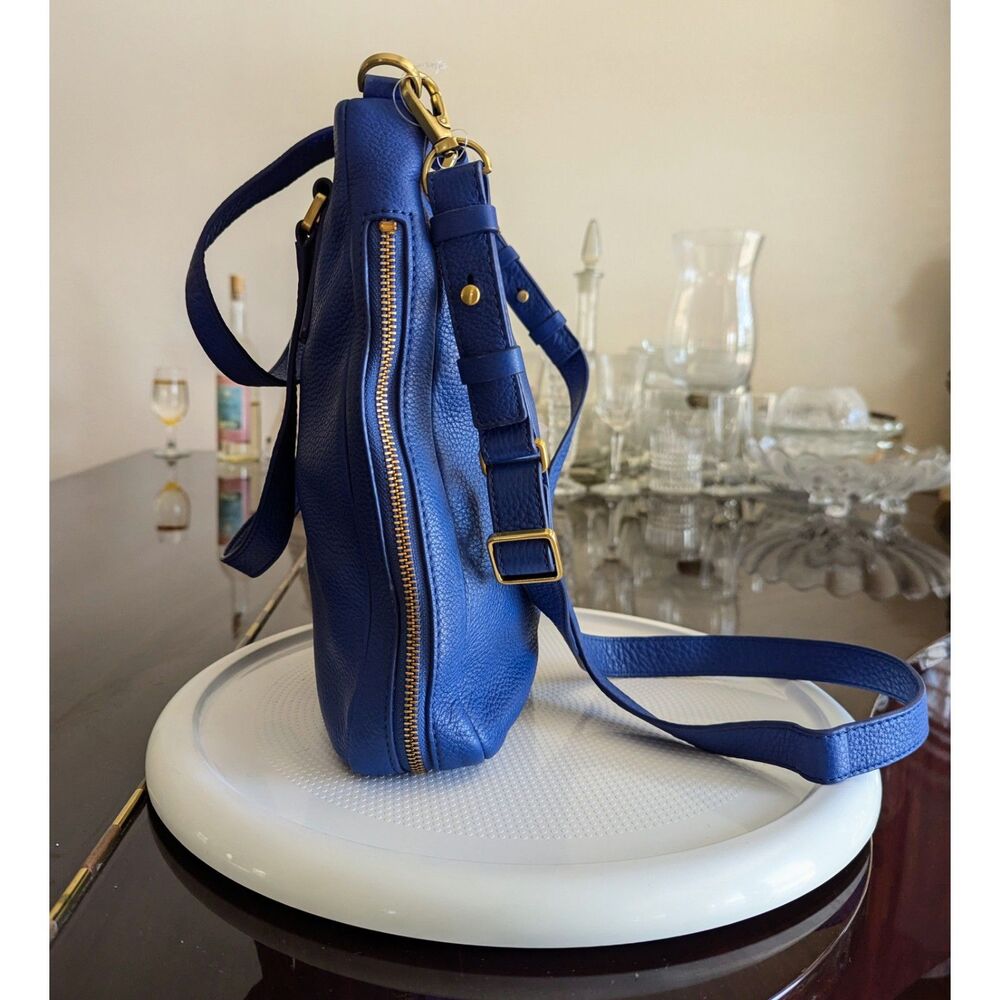 Fossil Royal Blue Leather Crossbody Bag - Picture 6 of 15